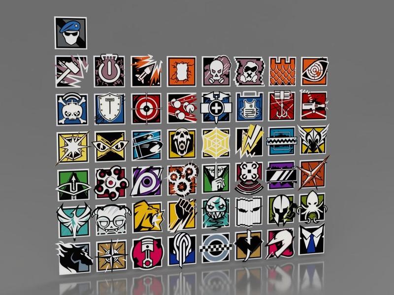Rainbow Six Siege Icons - Most of Them...