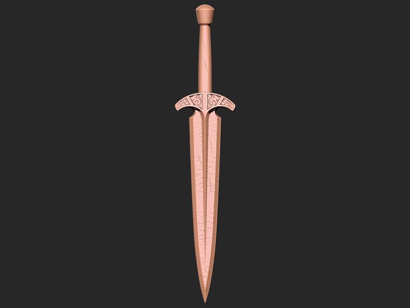 Skyrim - Steel Dagger 3D Print model