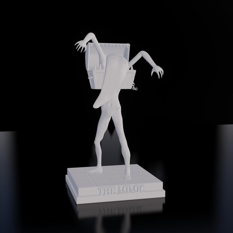 Dark Souls - Mimic Chest Statue (with keyring variation)