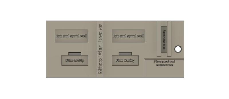 Minox film loading jig