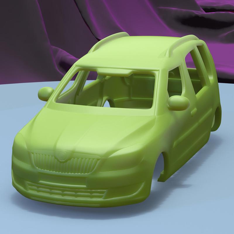 SKODA PRAKTIK 2011  (1/24) printable car body
