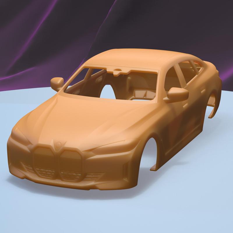BMW I4 2022 (1/24) printable car body