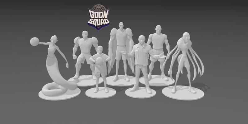 Miniatures - Space Jam Team Goon Squad