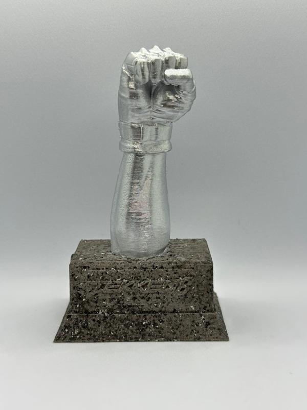 Trophy Second Position of Tekken 8 Tournament