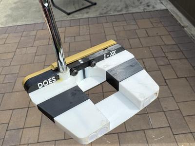 weighted putter 380 grams counter balanced