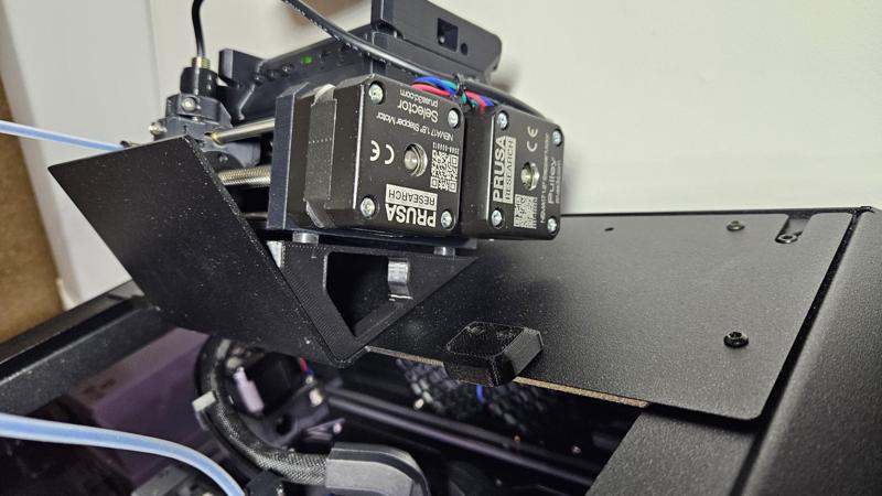 CORE One Enclosed MMU3 rubber dampened mount (Big noise reduction on loading / unloading)