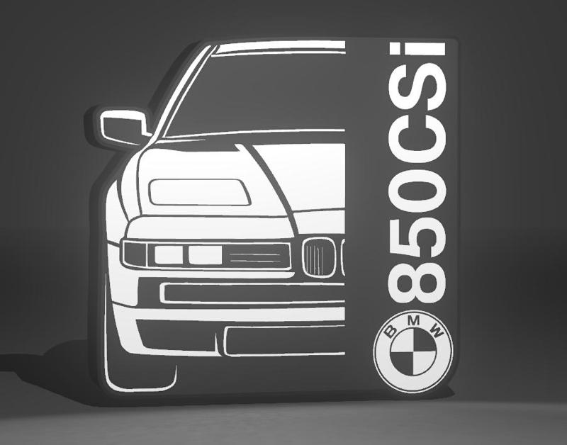 BMW 850 CSI - Lightbox Lampara LED