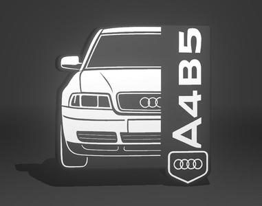 Audi A4B5 - Lightbox Lampara LED
