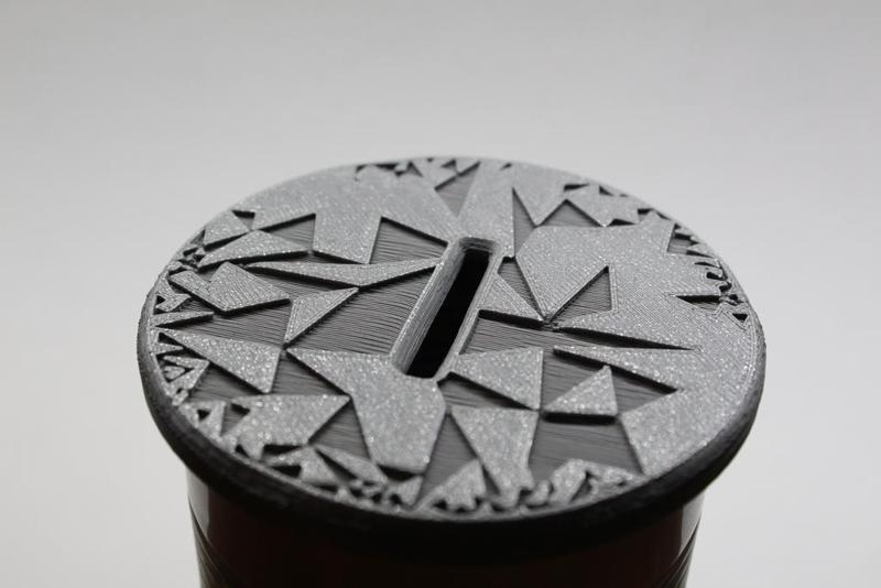 Tin Can Piggy Bank Lid 