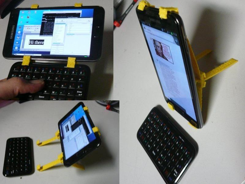 Galaxy Note keyboard holder and stand