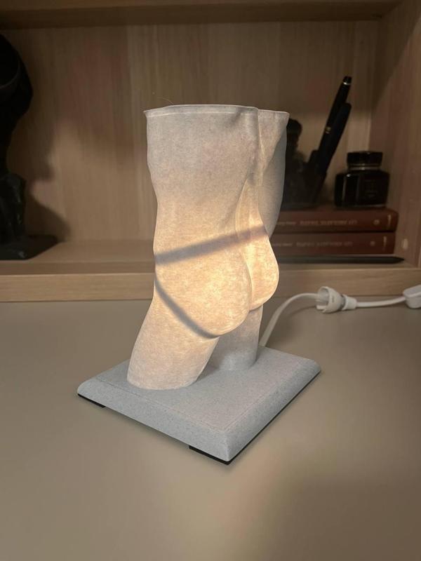 David Torso with Jockstrap - Desk Lamp