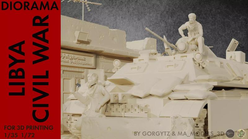 MA Models 3D Libya Civil War