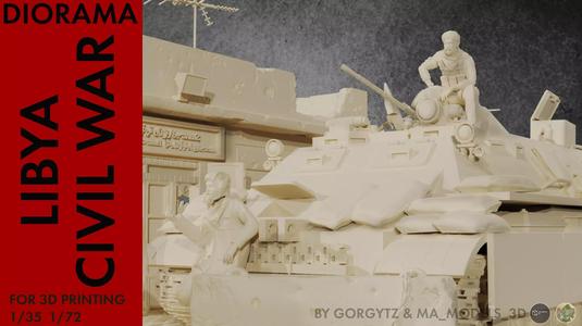 MA Models 3D Libya Civil War