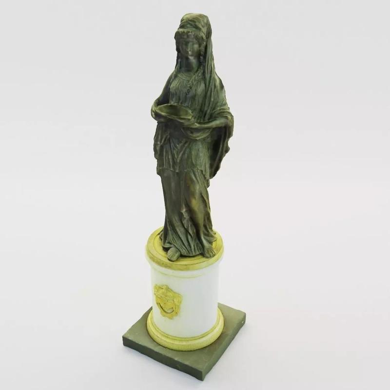 Classical sculpture of woman - France 1780