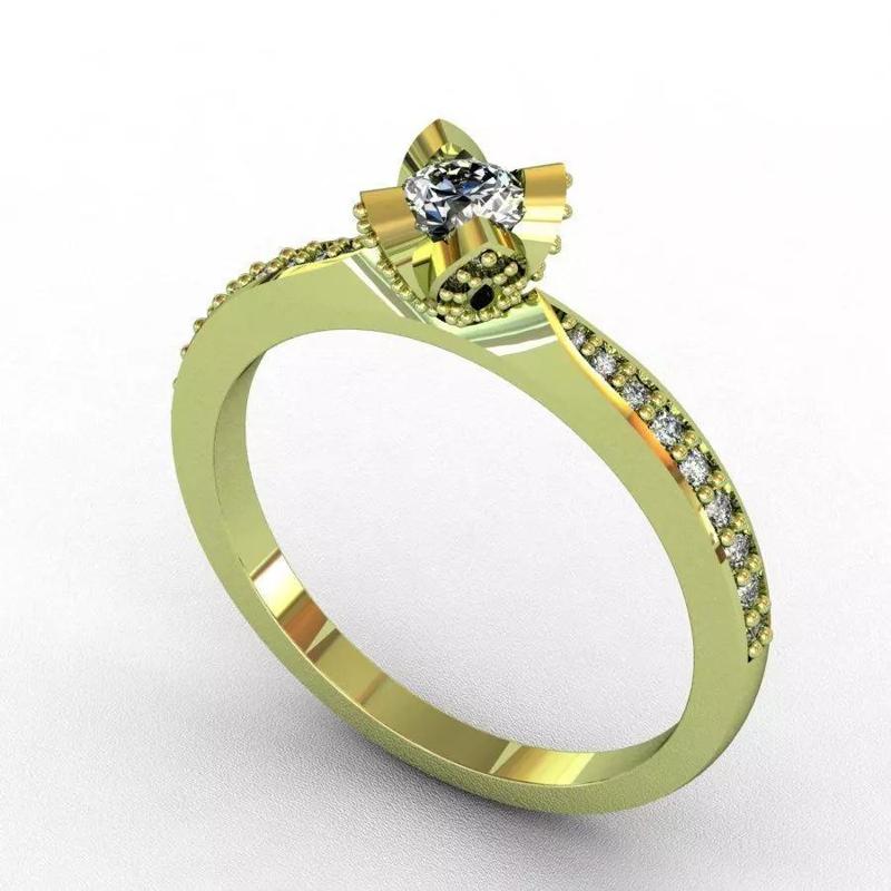 Diamond  Ring 3D print model