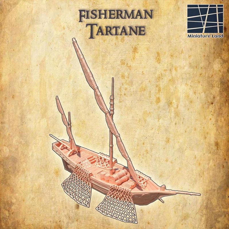 Fisherman Tartane Tabletop Terrain 28 MM