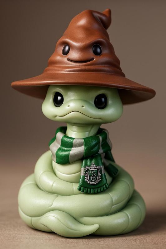 Harry Potter: Slytherin Snake Mascot Chibi