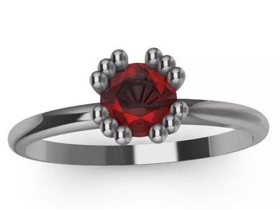 5 designer solitaire rings stl verified