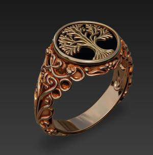 Tree of Life Ring Design Jewelry - tree life ring