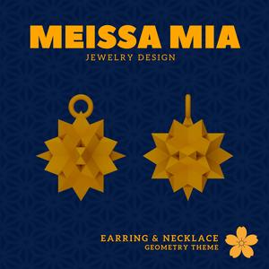 09. Great Icosihemidodecahedron - Geometric Glow – 3D Print File for Earrings & Necklace - Versi-Regular Polyhedra Earring - Geometric Earring - Sacred Geometry Necklace Fashion Statement - Versi-Regular Polyhedra