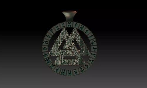 Valknut pendant