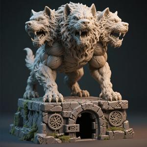 Cerberus – 3D Printable Mythical Guardian Beast