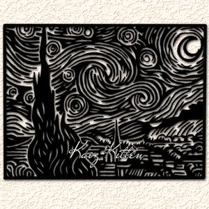 Starry Night Digitally Remastered Wall Art Home Decor