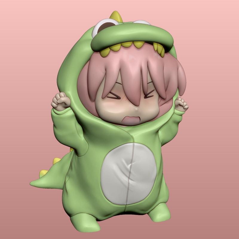 Hitori Gotoh - Bocchi in Godzilla Nightclothes