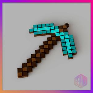 MINECRAFT BEAK KEYCHAIN