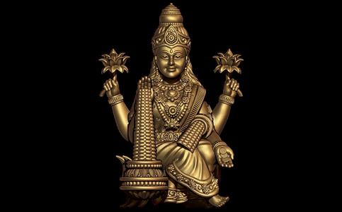 Laxmi mata 3d model