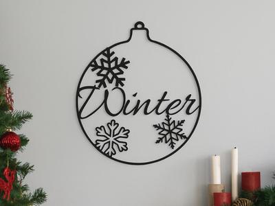 Christmas Ornament "Winter"