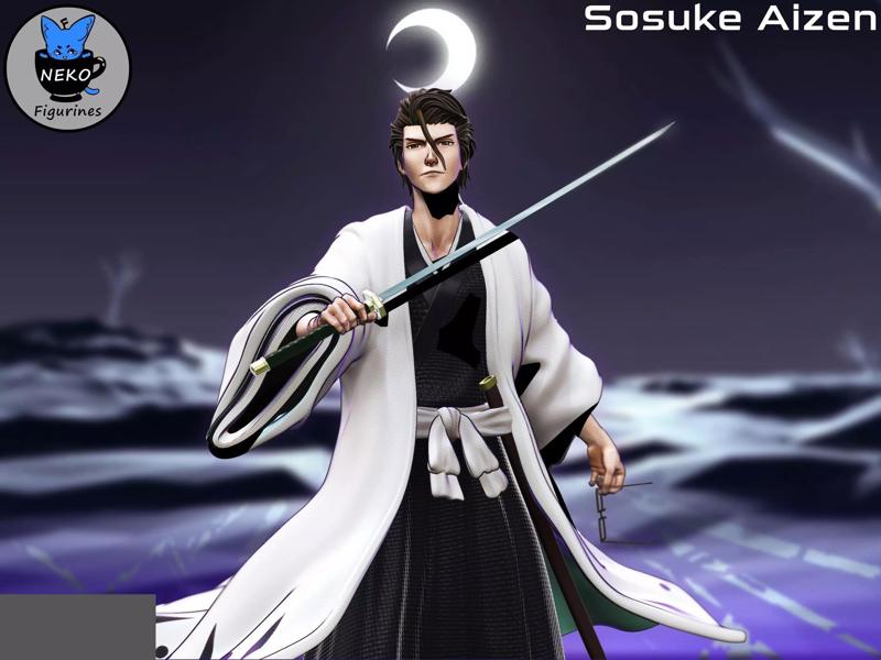 Aizen Sosuke- STL Anime Figurine for 3D Printing 3D print model