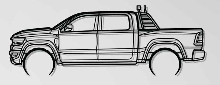 Dodge RAM TRX 2022 Wall Art