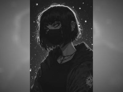 Woman with Mask Hueforge