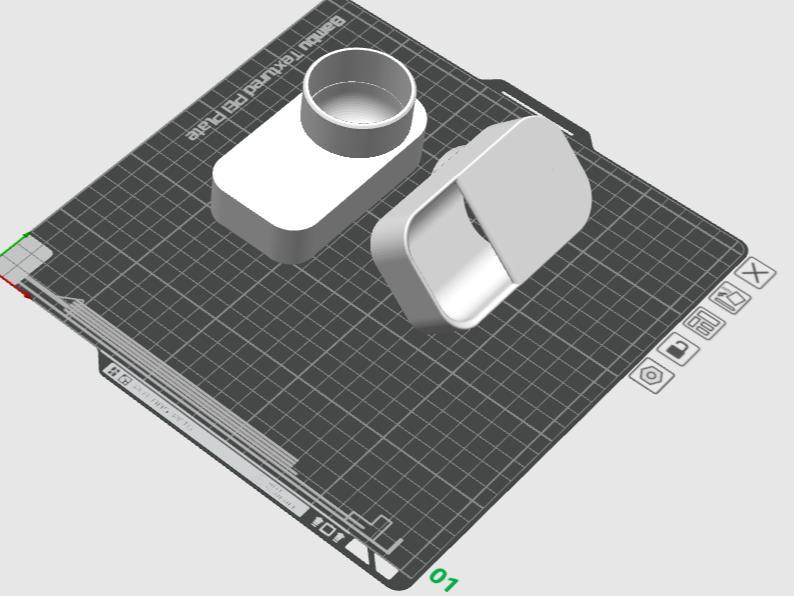 Truma 54mm Diameter Air Deflector for Bathroom