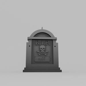 Halloween Tombstone Decoration (with replacable name)