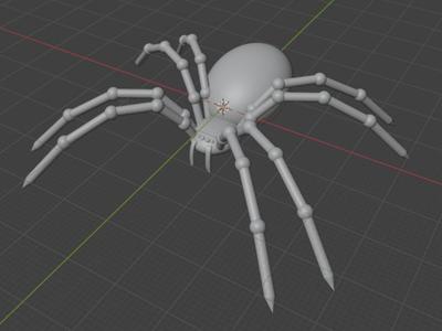Standing Halloween Spider