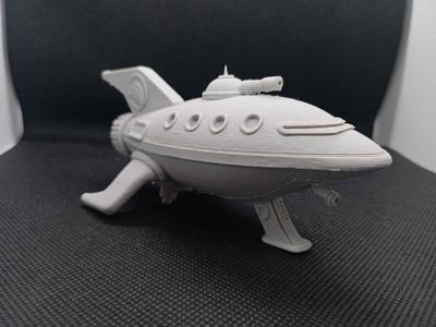 Futurama Planet Express Space Ship Fanart Statue
