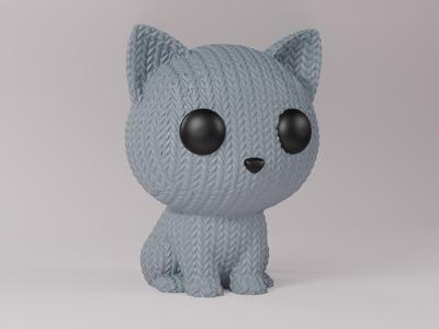 KNITTED CAT
