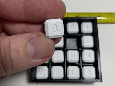 Doppel "a DIY travel size alternative to Boggle"