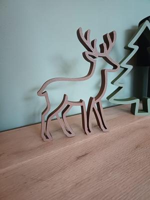 Modern Minimalist Reindeer