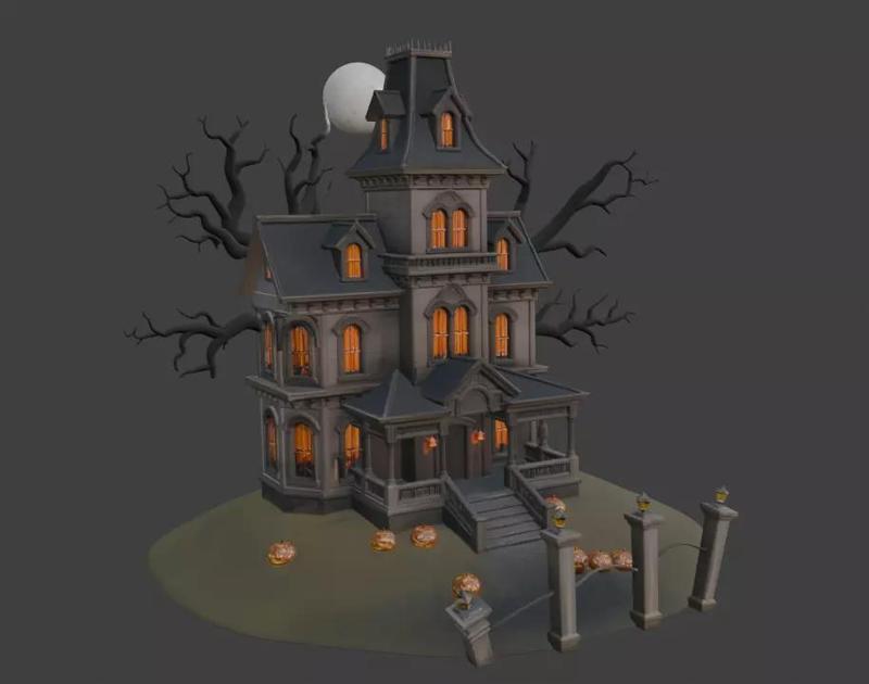 Spooky Halloween Mansion