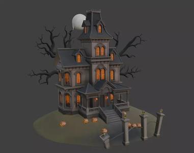 Spooky Halloween Mansion