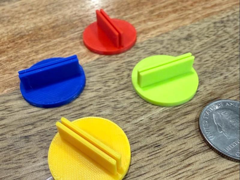 Simple DIY Board Game Piece Stands