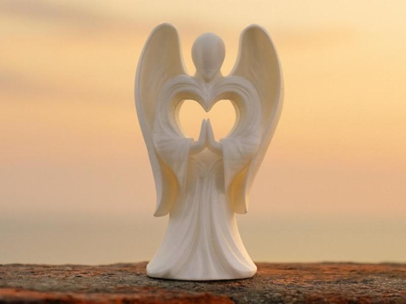 Heart Angel of Light Symbol of Love and Tranquility