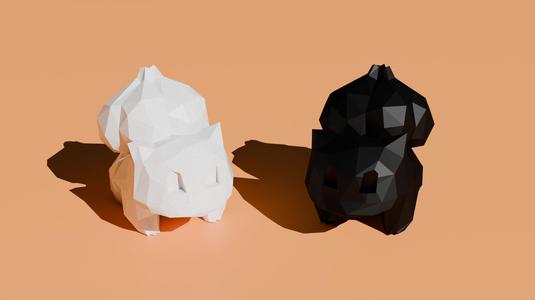 Low Poly Bulbasaur