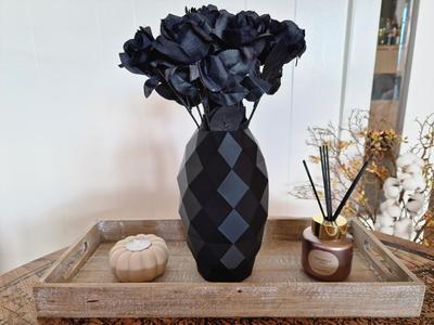 Faceted Geometric Vase