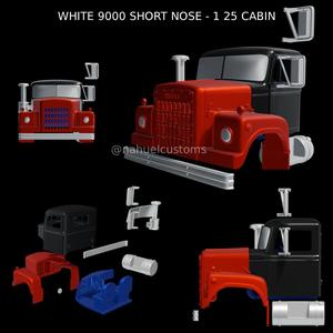WHITE 9000 SHORT NOSE - 1 25 CABIN