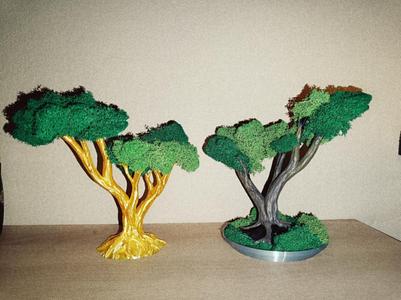 Moss Decor Tree
