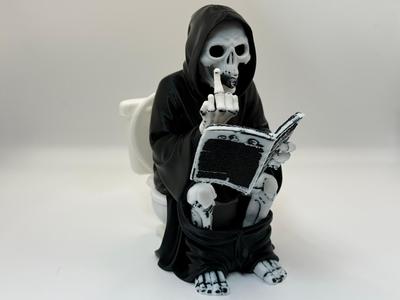 “Rest in Pieces” – Grim Reaper Bathroom Break